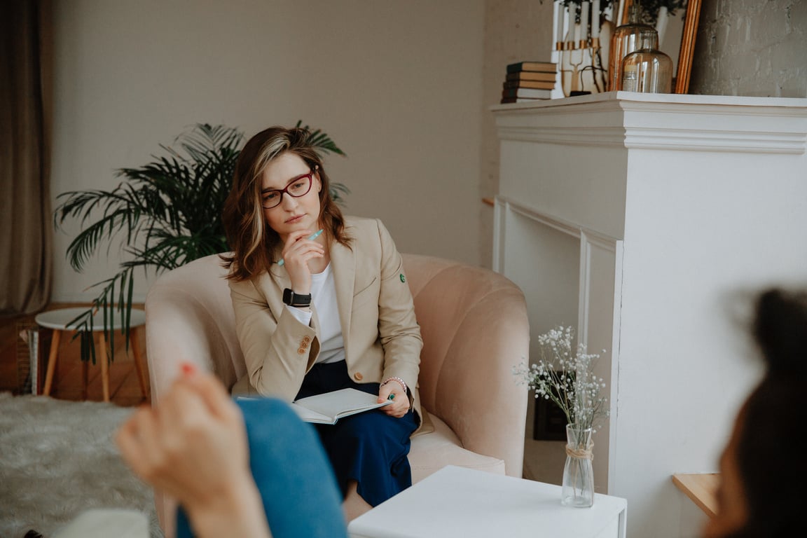 Therapist Listening to Client